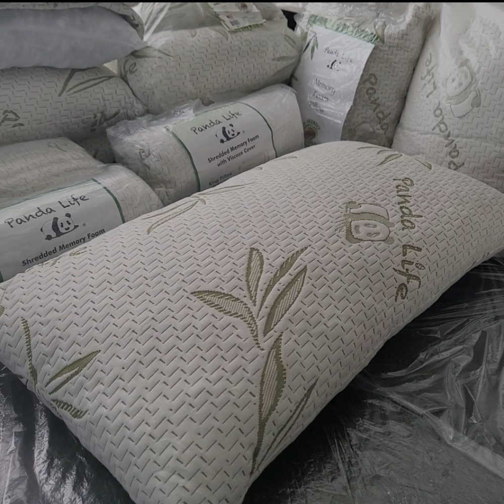 Bamboo #306 Pillow 6" Shredded Memory Foam NWOT flaw Removable Cover Costco - Picture 15 of 16